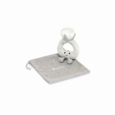 Jellycat Diamond Ring with Bag USA | 46082NFEI